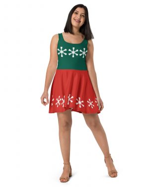 Christmas Dress Mouse Costume Skater Dress