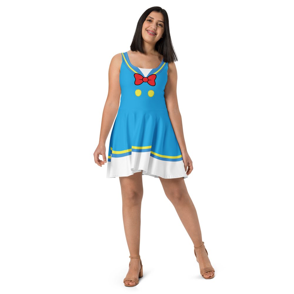 Sailor Costume Donald Duck Cosplay Skater Dress