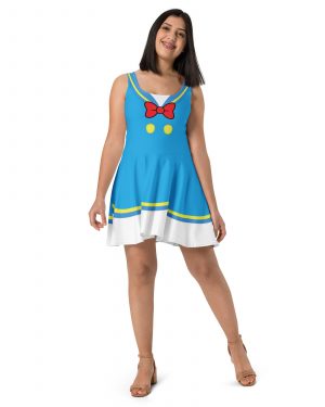 Sailor Costume Donald Duck Cosplay Skater Dress