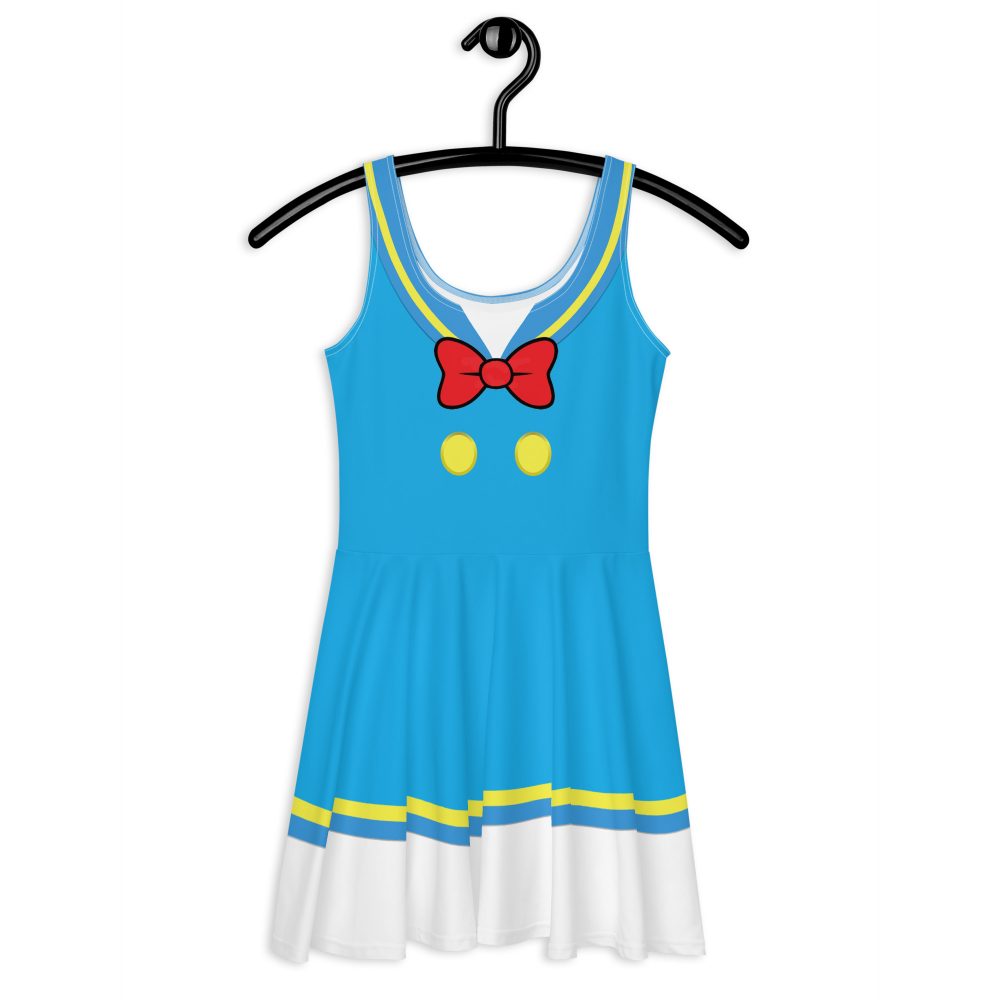 Sailor Costume Donald Duck Cosplay Skater Dress - Image 3