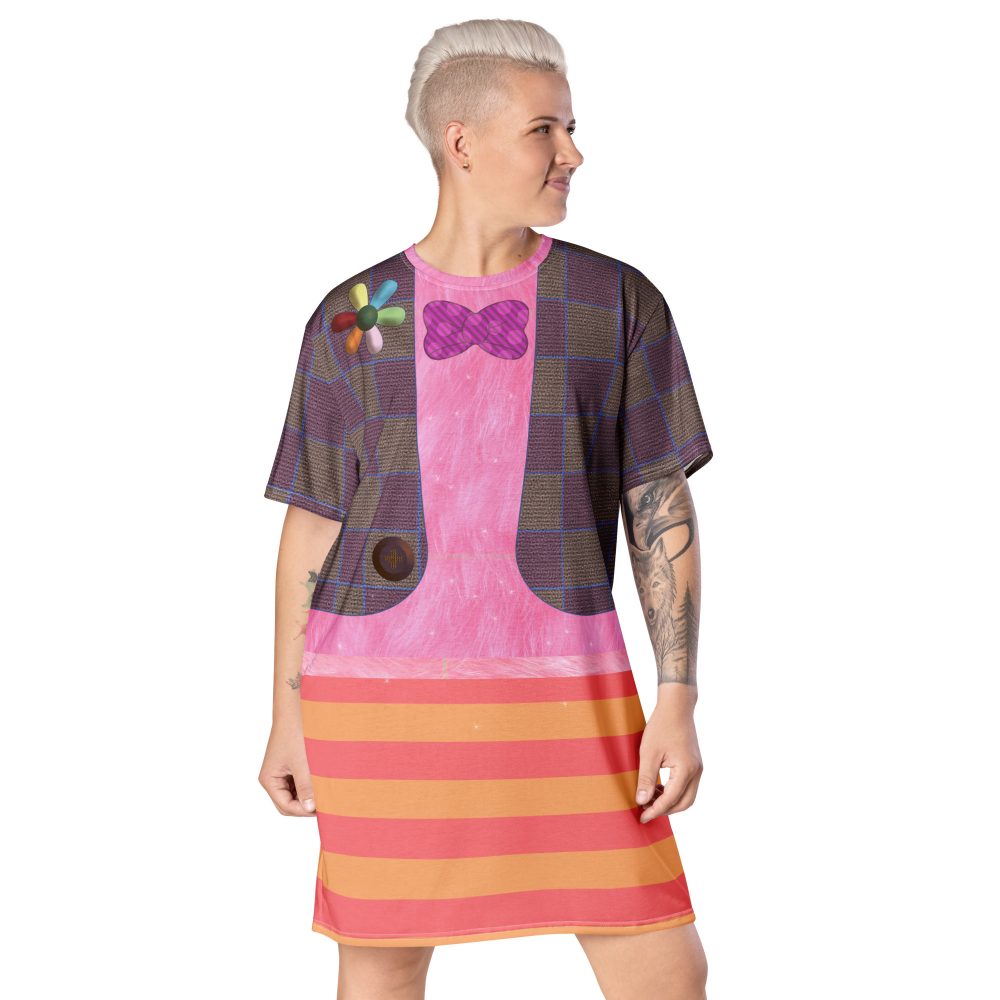 Bing Bong Costume Halloween Cosplay T-shirt dress - Image 7